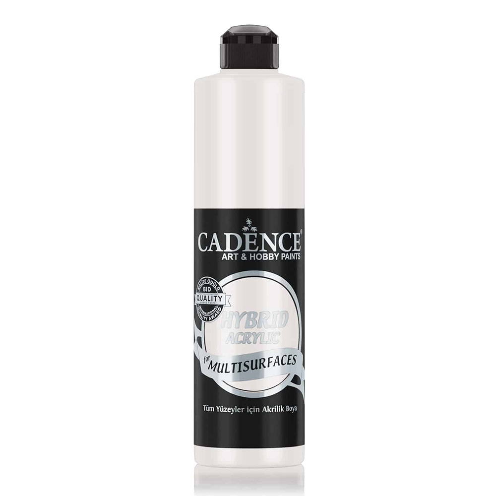 Cadence Hybrid Acrylic Paint - White 500ml