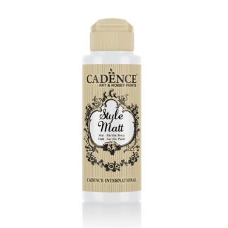 Cadence Style Matt Acrylic Paint - White 120ml
