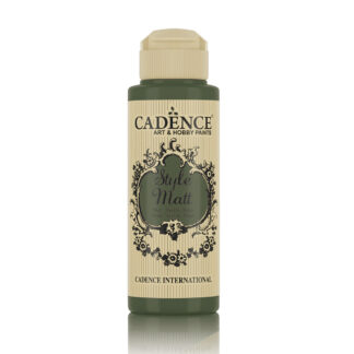 Cadence Style Matt Acrylic Paint - Dark Hazel Green 120ml