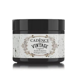 Cadence Vintage Legend Effect Paint - Black 150ml