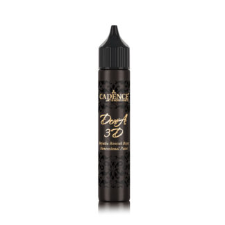 Cadence Dora 3D Metallic Paint - Black 25ml