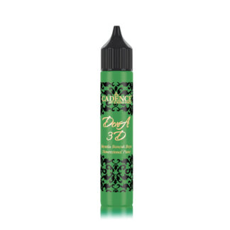 Cadence Dora 3D Metallic Paint - Green 25ml