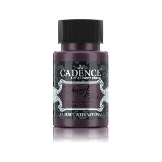 Cadence Dora Glass Metallic Paint - Dark Orchid 50ml