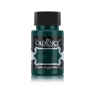 Cadence Dora Glass Metallic Paint - Dark Turquoise 50ml