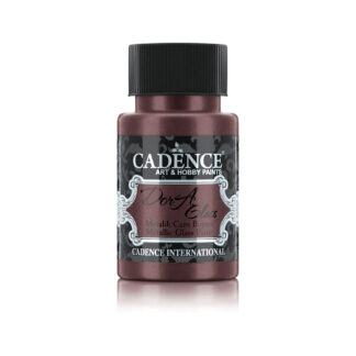 Cadence Dora Glass Metallic Paint - Chestnut 50ml