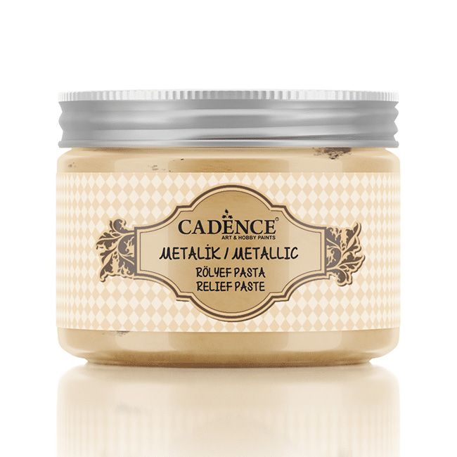 Cadence Metallic Relief Paste - Gold 150ml