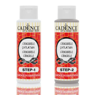Cadence Crocodile Crackle 2-step Medium - Metallic Silver