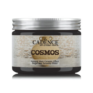 Cadence Cosmos Natural Matt Ceramic Effect Paint 150ml - Black